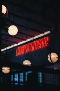 vintage coffee neon sign business light