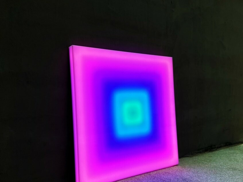 gradient color wall light, wall lamp