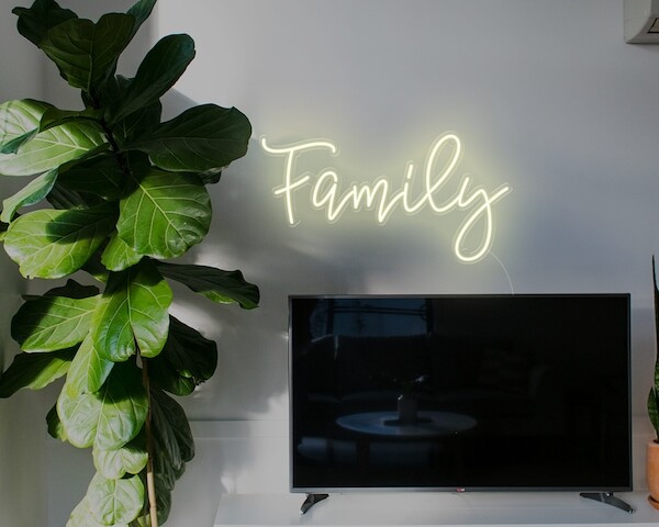 Family Home Decor Neon Sign-Day-Version