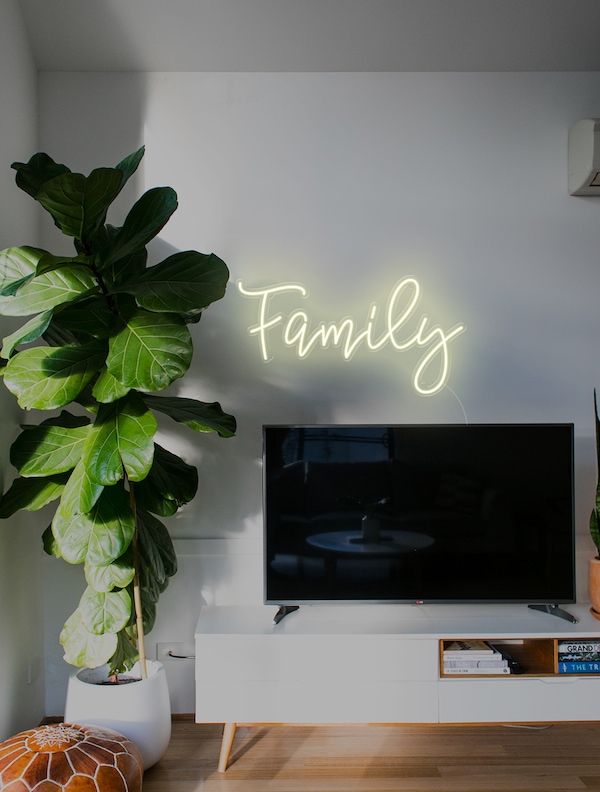 Family Home Decor Neon Sign-Day-Version