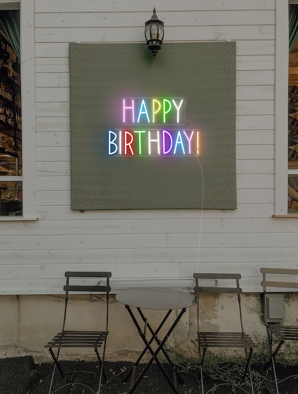 Happy Birthday Party Decor Neon Light-day-version