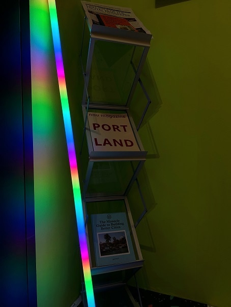 rainbow color tube lamp