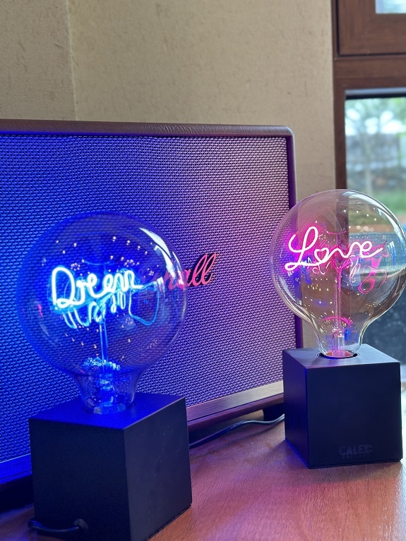 custom made filament bulb