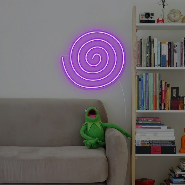 Spiral Circle Abstract Home Decor Neon Light-Day-Version