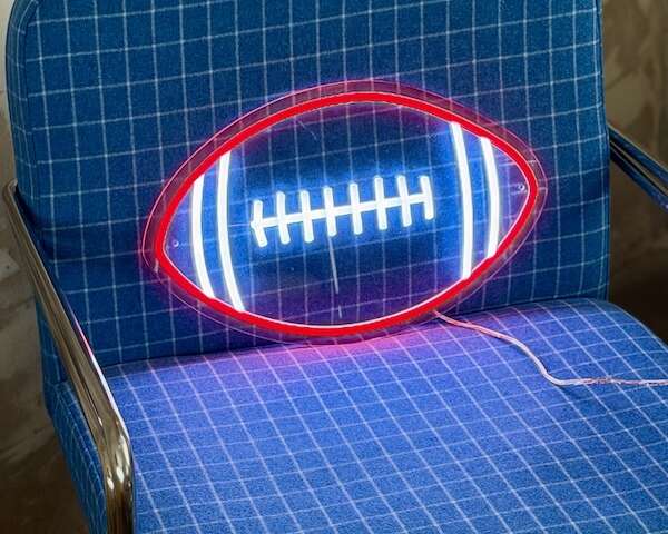 football neon sign home decor