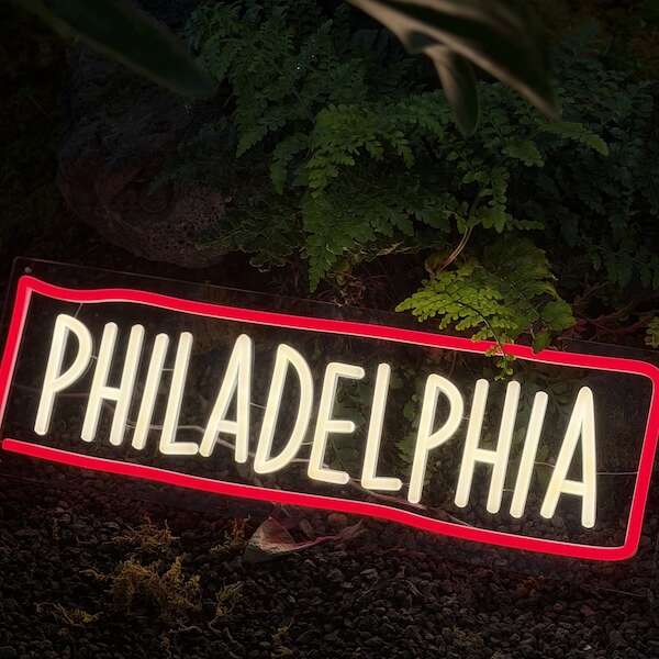 philadelphia neon sign city vibe neon lightjpg