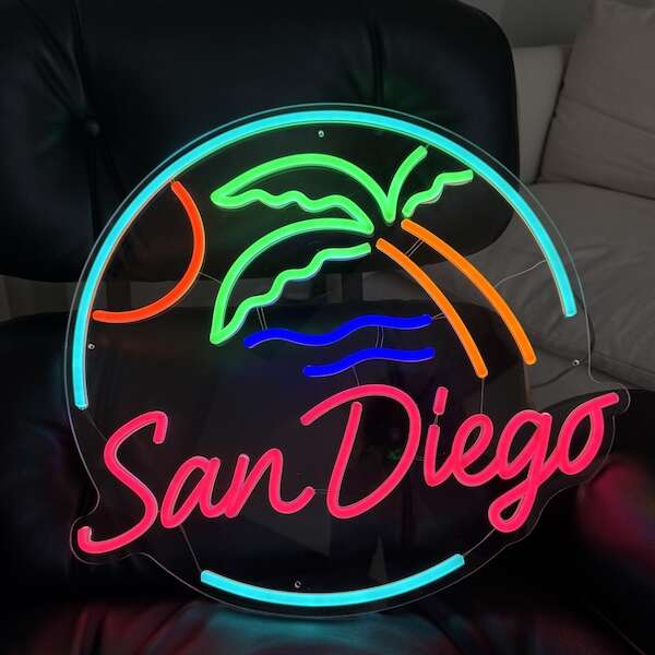 san diego neon light business neon sign