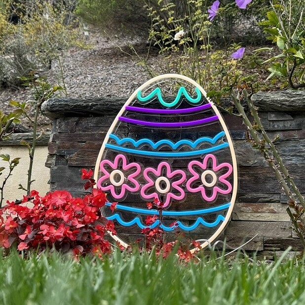 easter egg led neon sign, great decoration for Easter