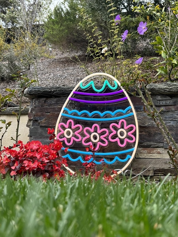 easter egg led neon sign, great decoration for Easter