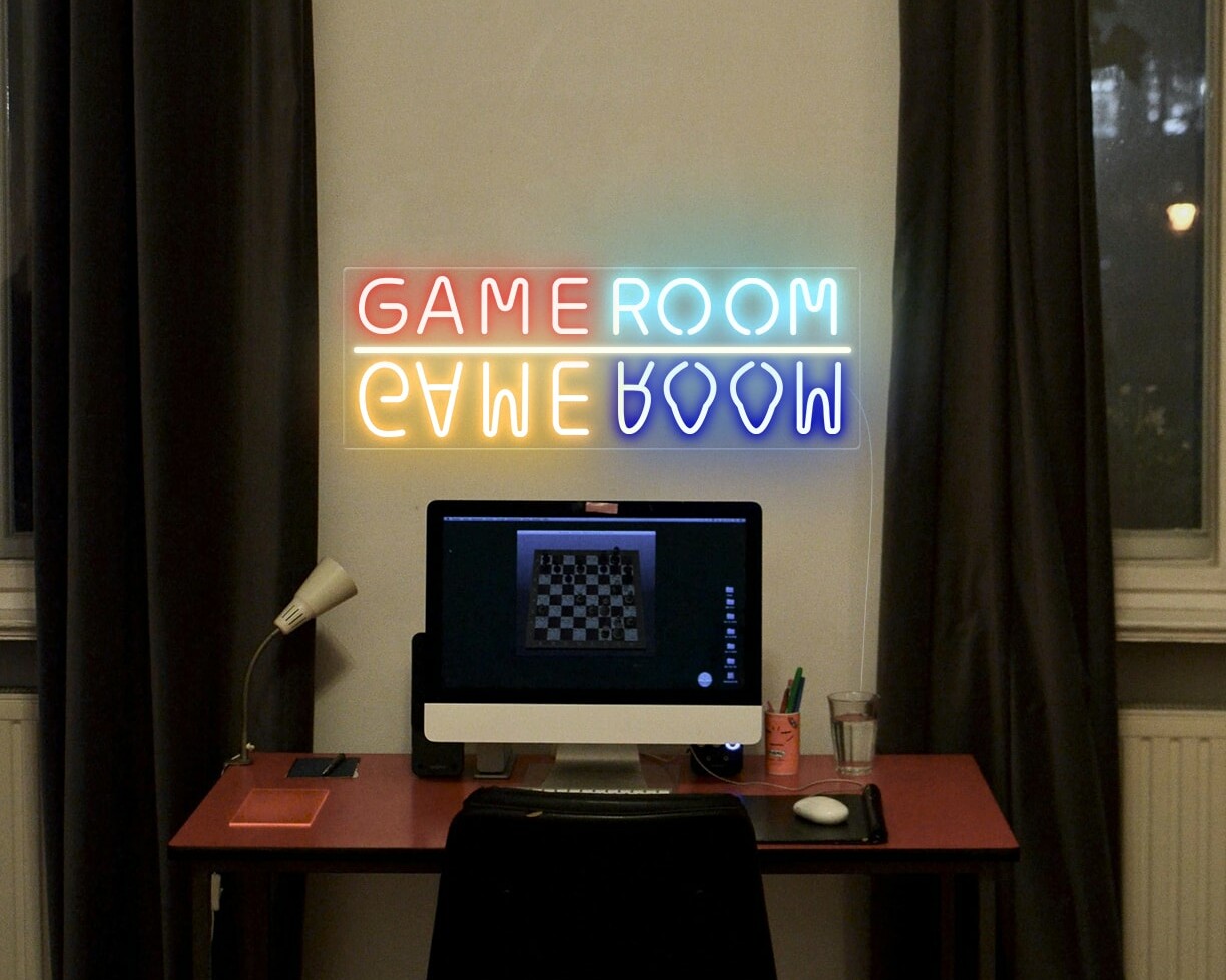 Games Room Neon Sign DAY VERSION