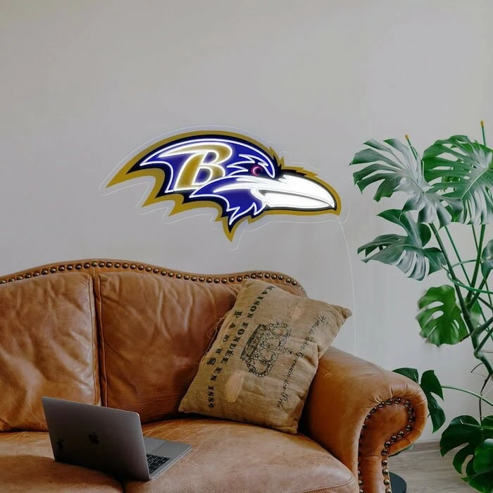 Baltimore Ravens football living room Neon Sign