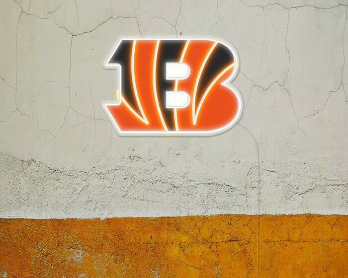 Cincinnati Bengals living room man cave decor Neon Sign