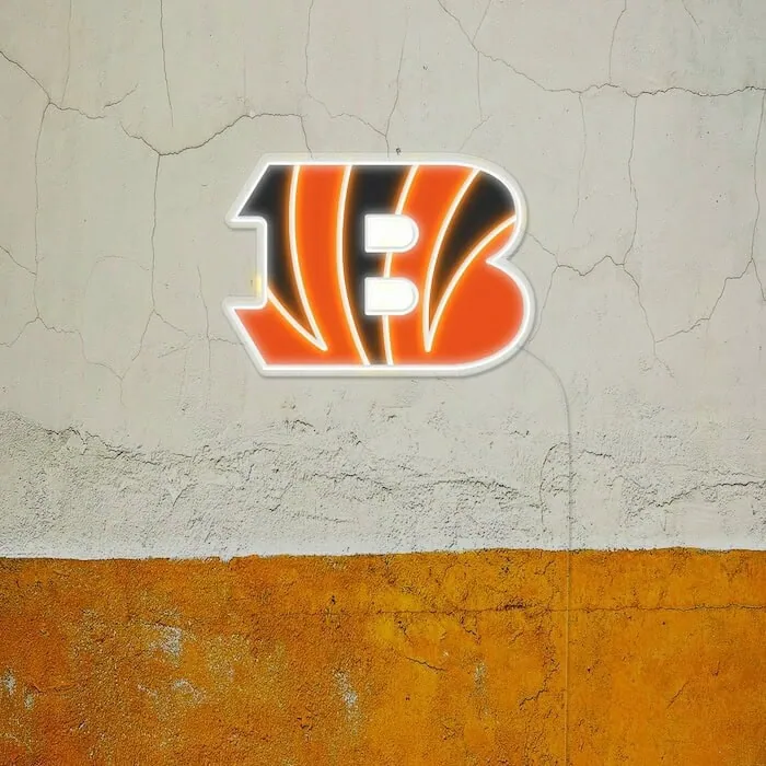 Cincinnati Bengals living room man cave decor Neon Sign