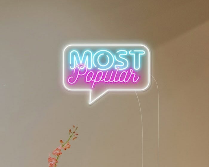 Most Popular trending business Neon Sign