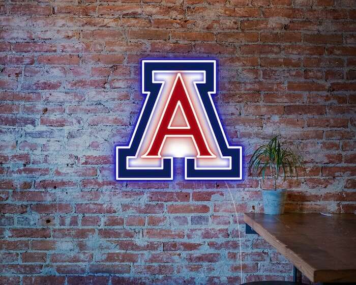 Arizona Wildcats cool football team neon sign