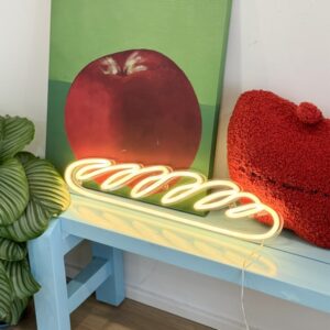 Baguette bread neon sign home decor