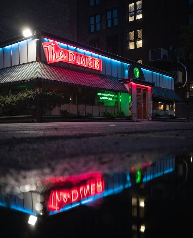 Retro LED Diner Signs