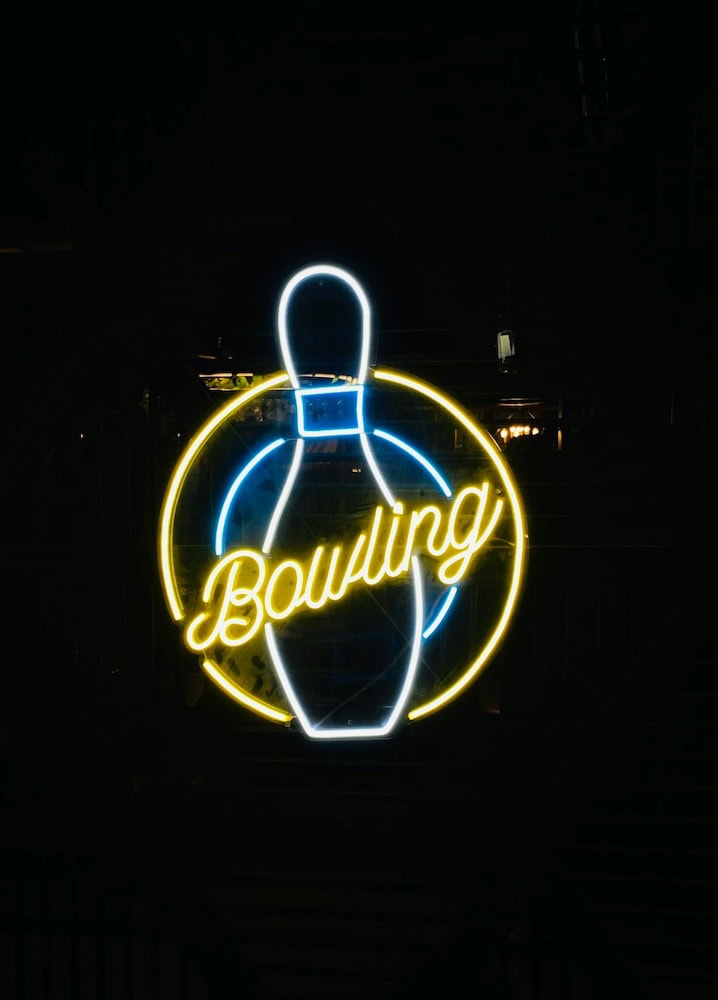 bowling business custom led neon sign