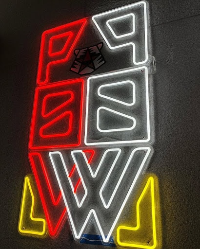 brand logo neon sign