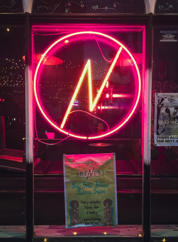 custom logo glass neon sign pink neon