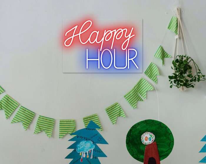 happy hour kids room decor party vibe