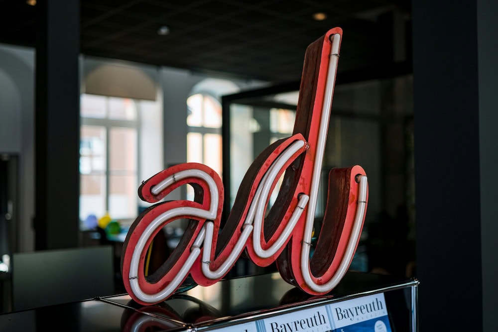 advertising business logo neon sign