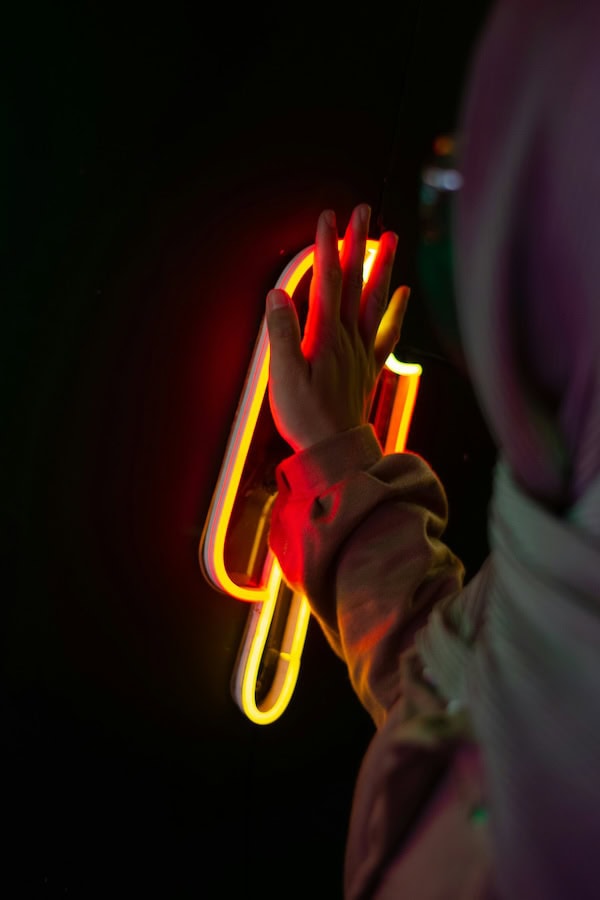birthday present neon sign best friend gift idea