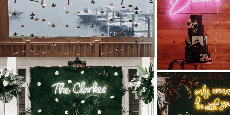 Popular LED neon signs to decor wedding
