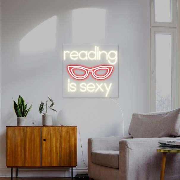 ready is sexy neon sign reading zone decor