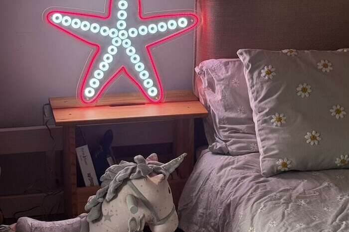 star fish kids room neon sign home decor