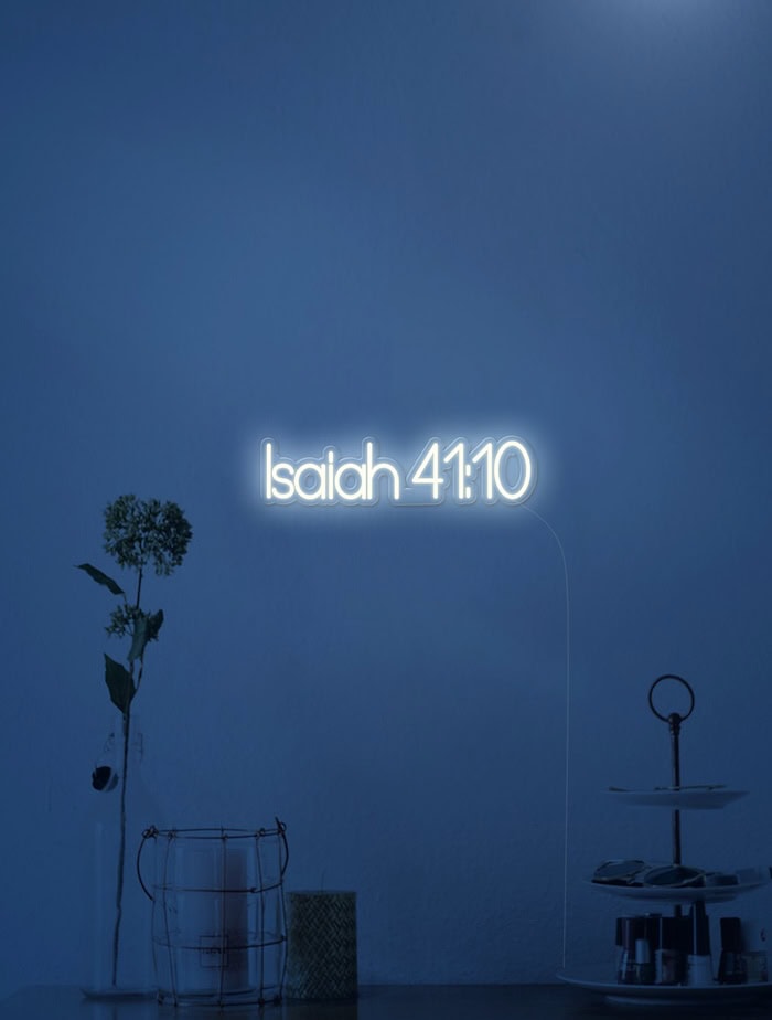 Bible verse neon signs home decor