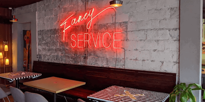Bon ton red classic neon sign
