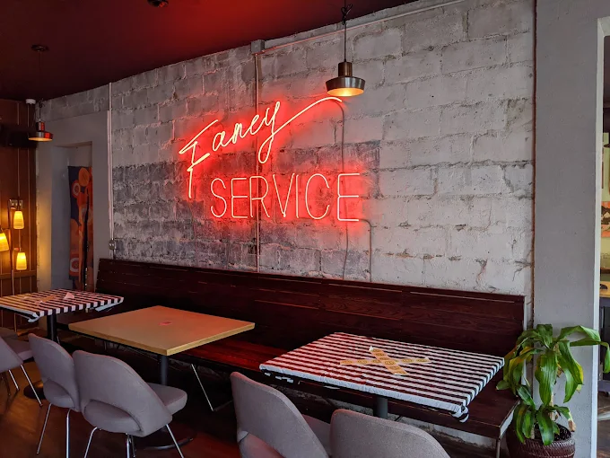 Bon ton red classic neon sign