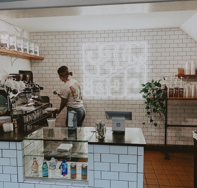 Palm & Boy Coffee and Açaí business logo