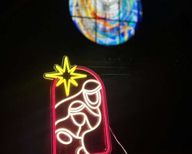 The Star Christmas Neon Sign