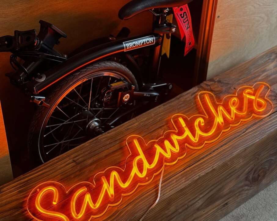 sandwichers led neon sign