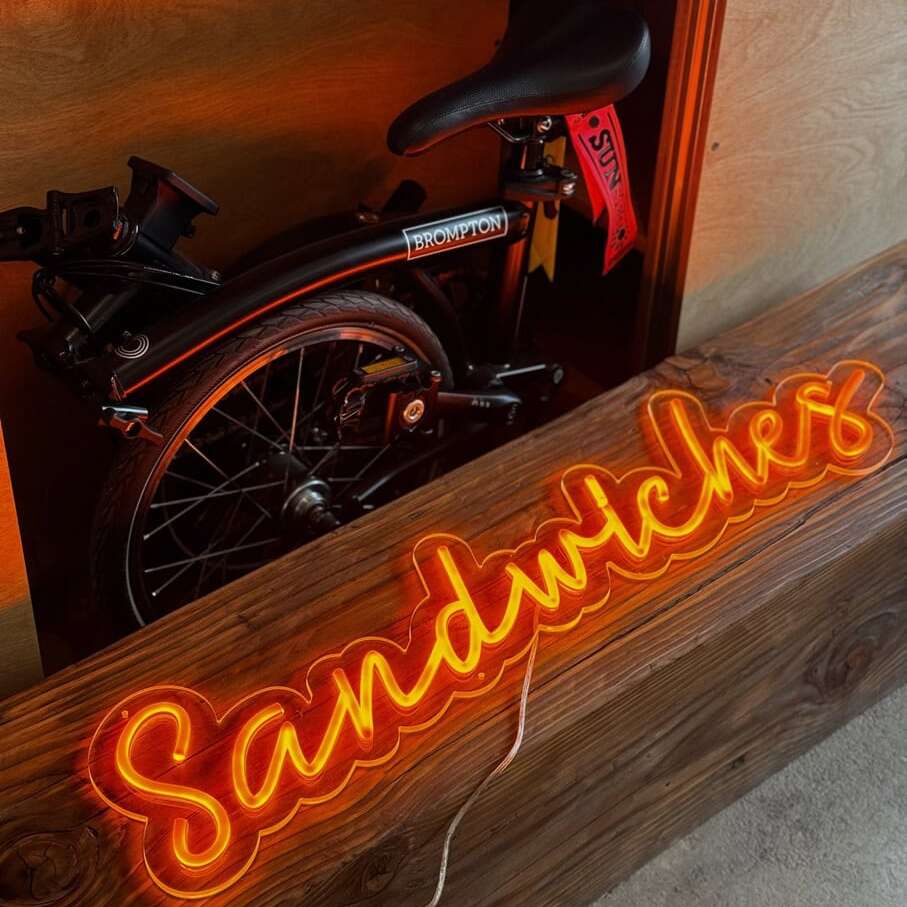 sandwichers led neon sign
