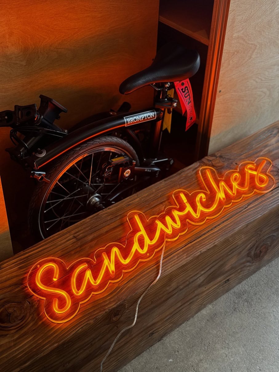 Sandwiches Restaurant Decor Neon Sign
