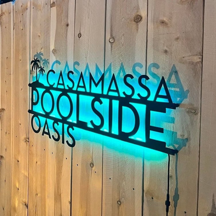backyard sign