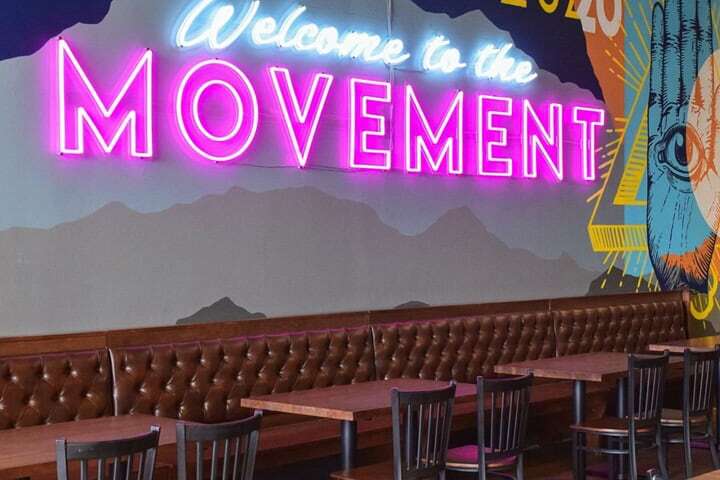 brewery wall art led neon sign for restaurant