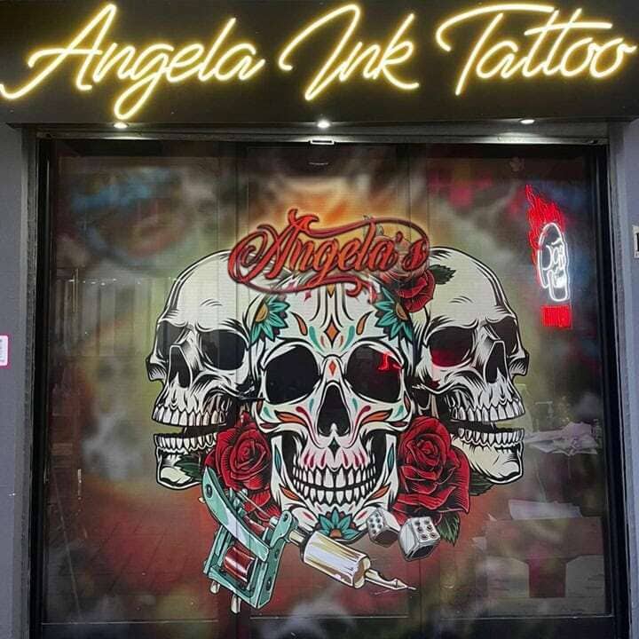 custom led neon sign for tattoo business