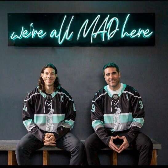 green vintage neon sign for gym and sports locker room