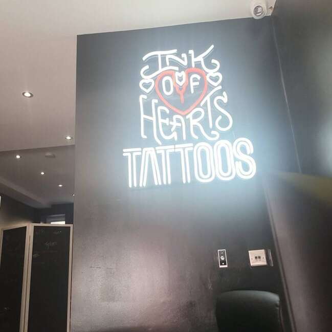 led white custom led neon sign for tattoo shop