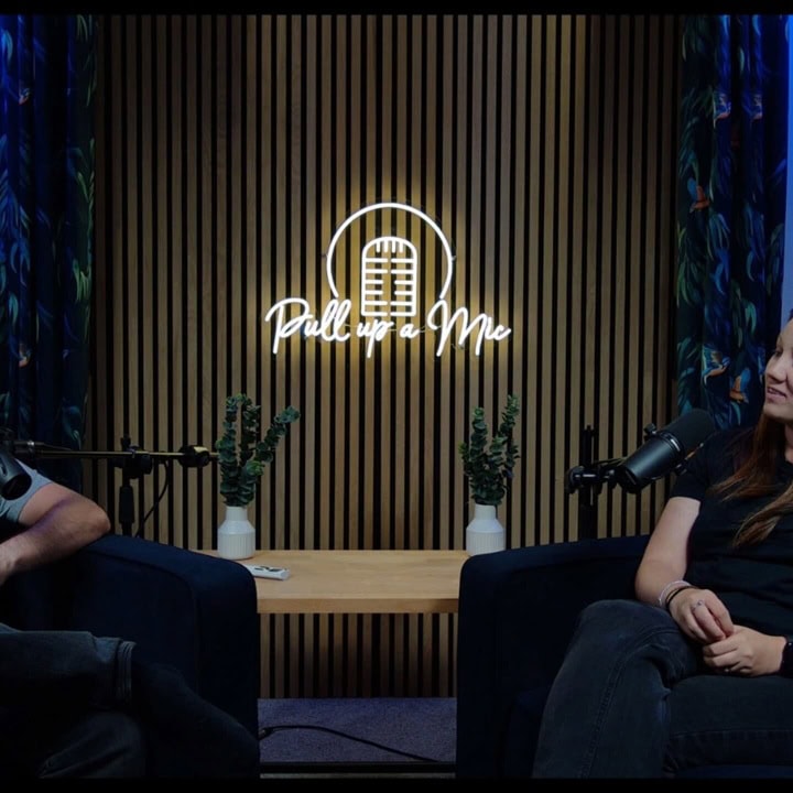 podcast talkshow custom neon sign for logo