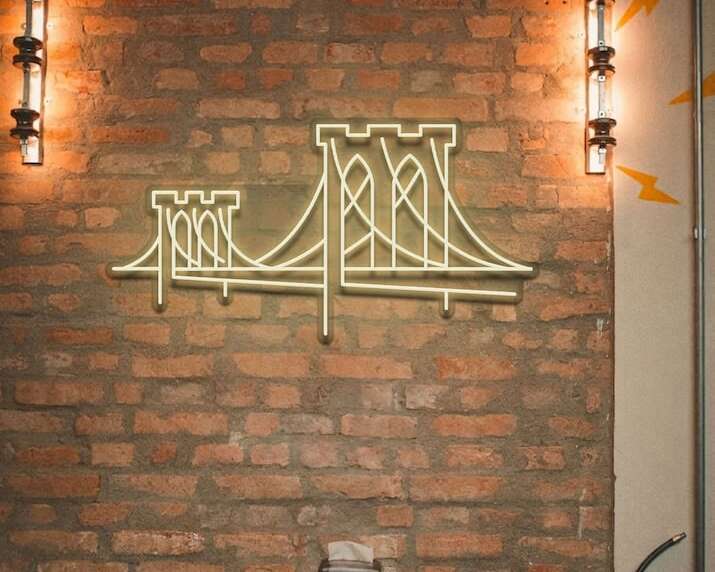 Brooklyn Bridge Neon Sign