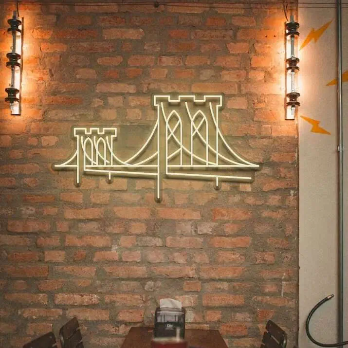 Brooklyn Bridge Neon Sign