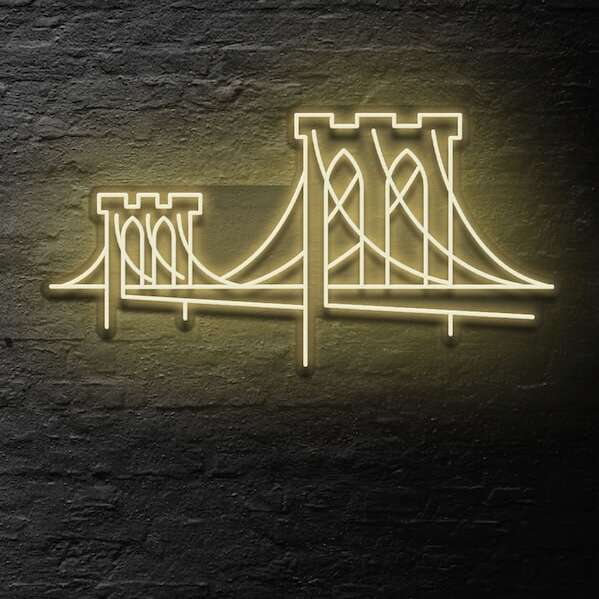 Brooklyn Bridge Neon Sign wall decor
