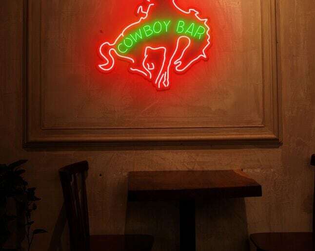 Cowboy Bar Neon Sign business neon sign
