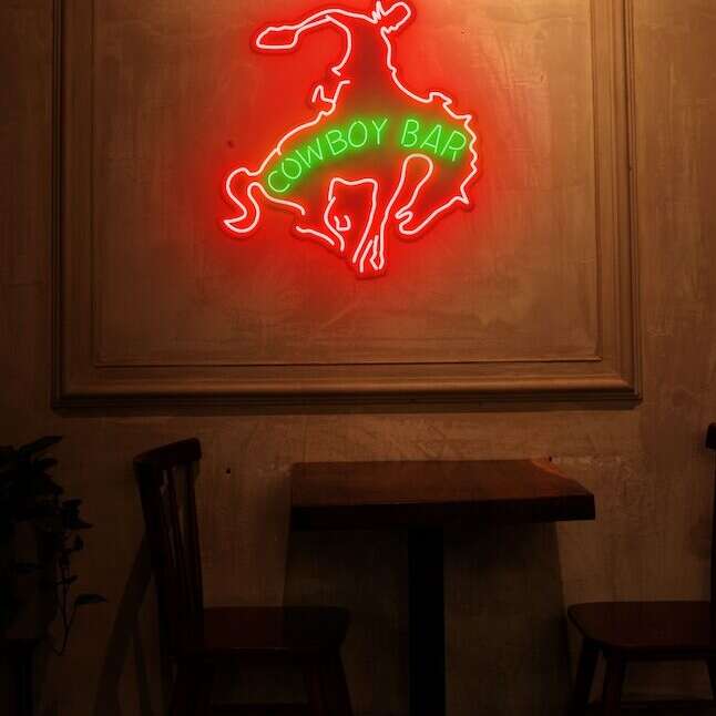 Cowboy Bar Neon Sign business neon sign
