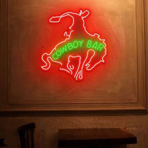 Cowboy Bar Neon Sign business neon sign